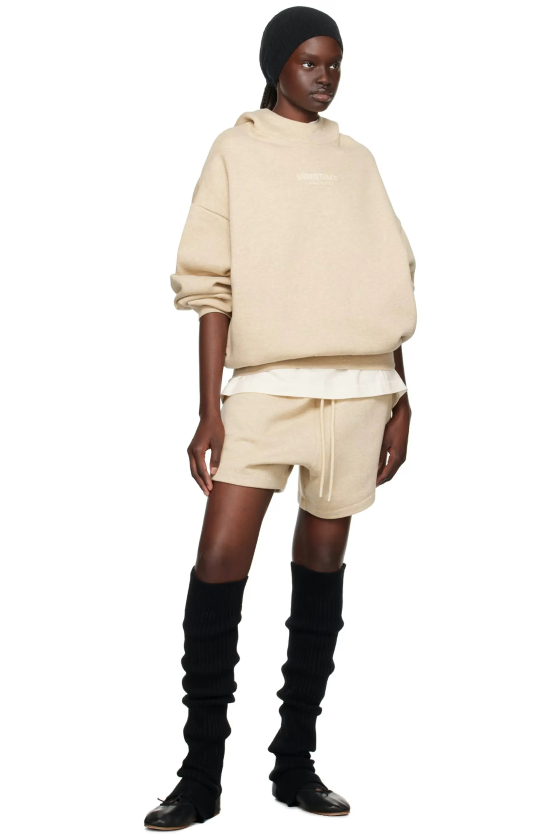 FEAR OF GOD  |Street Style Long Sleeves Plain Cotton Oversized Logo