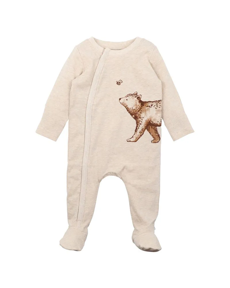 Fox & Finch Nevada Bear Hunt LS Zip Romper