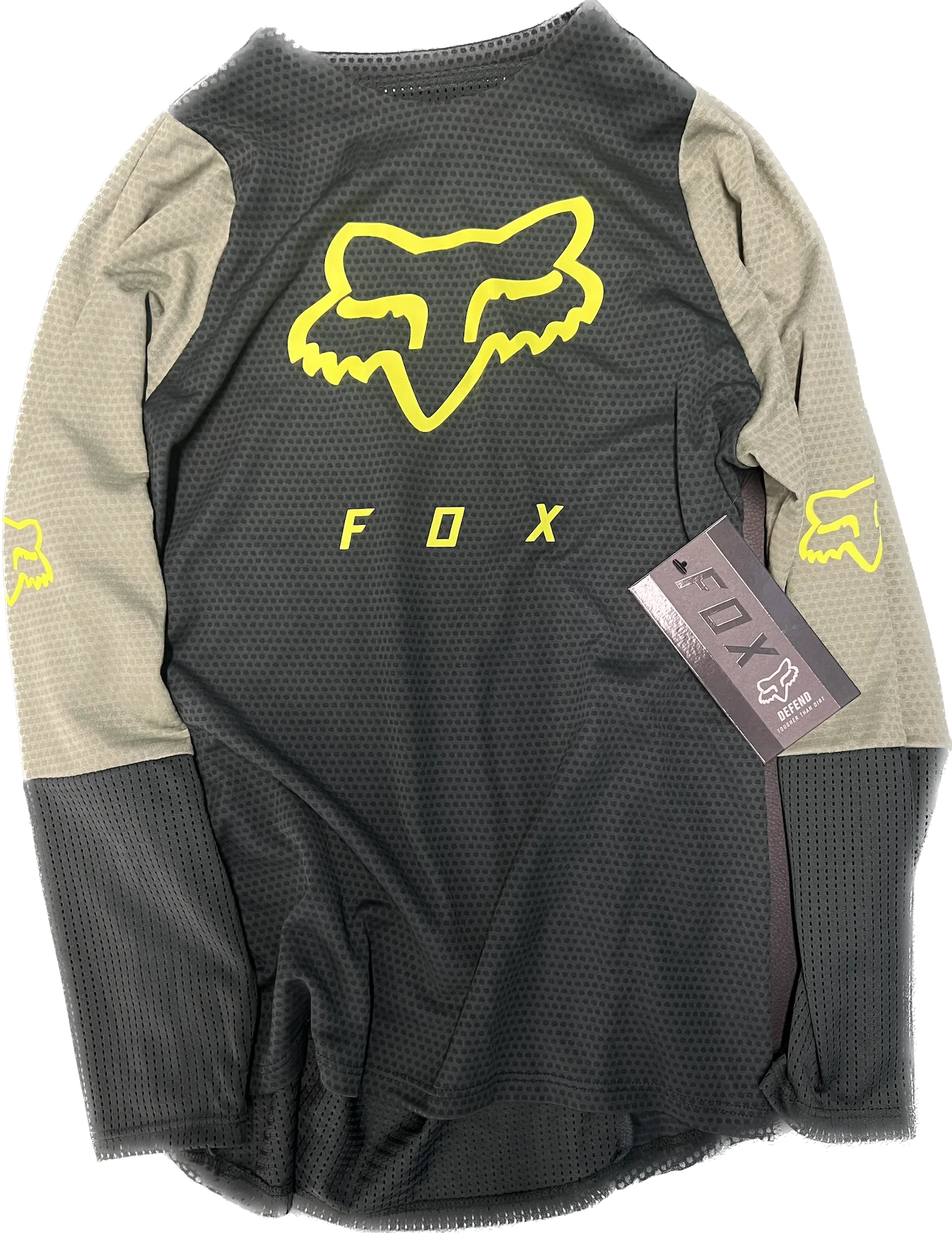 Fox Defend Long Sleeve Cycling Jersey Youth Medium