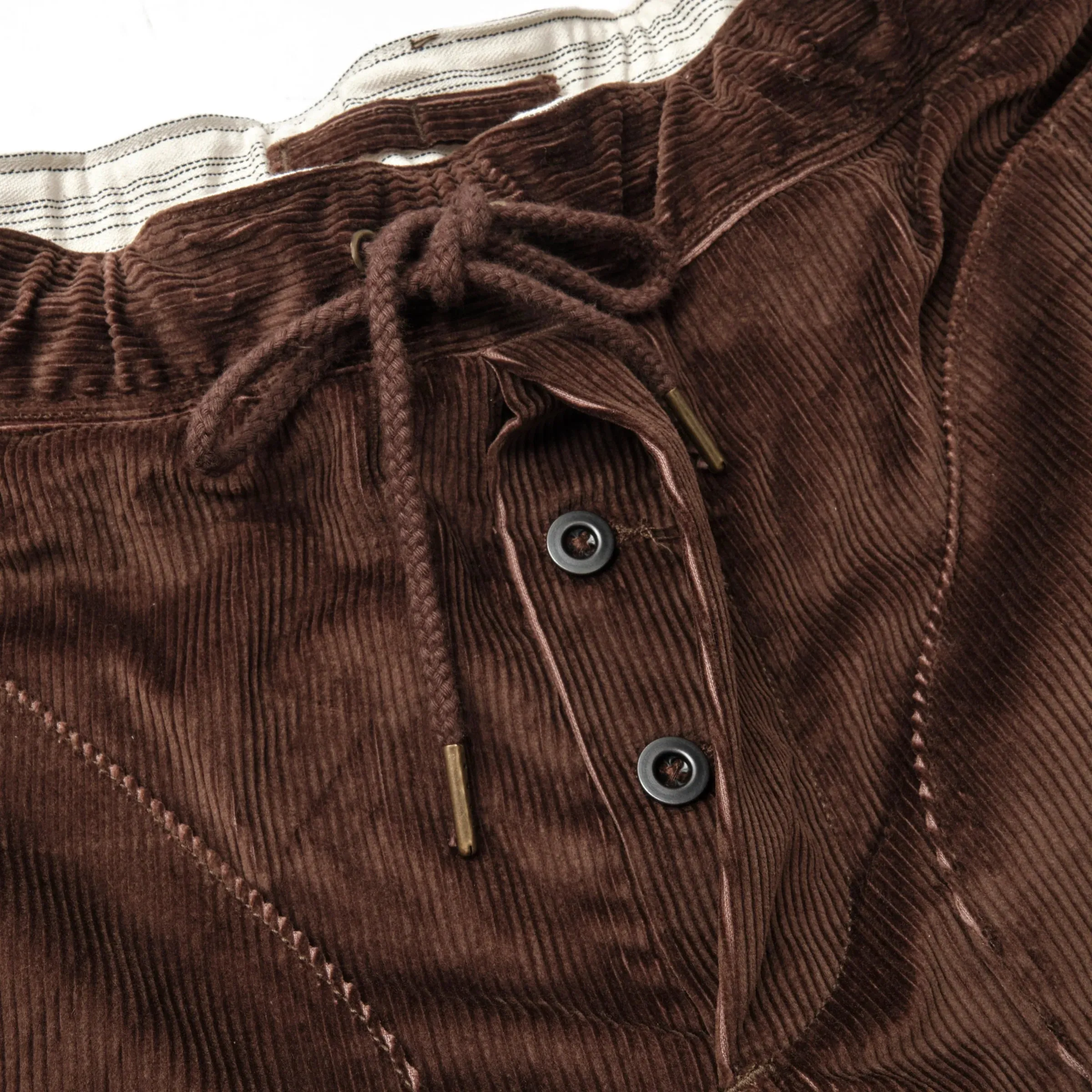 Freenote Cloth Deck Shorts - Brown Cord