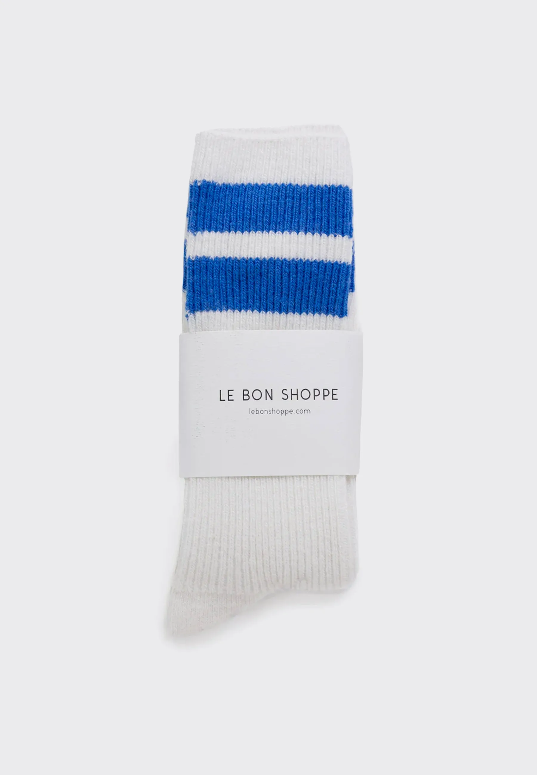 Grandpa Varsity Socks - Sugar Blue Stripe