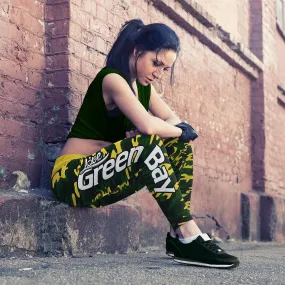 Green Bay Sports Camo Leggings