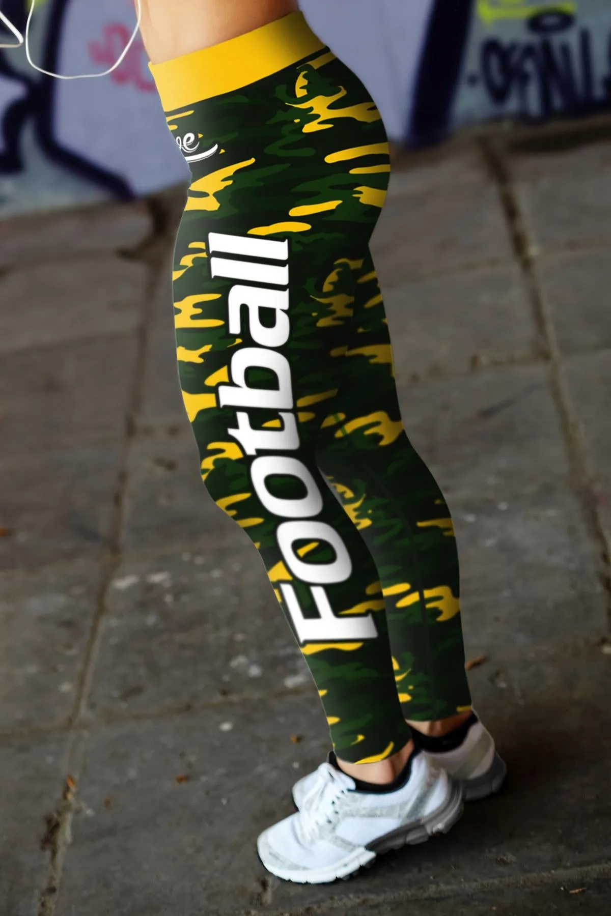 Green Bay Sports Camo Leggings