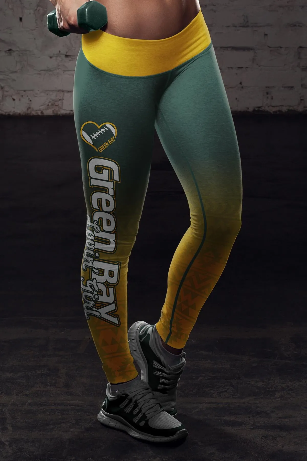 Green Bay Sports Loving Girl Classic Leggings