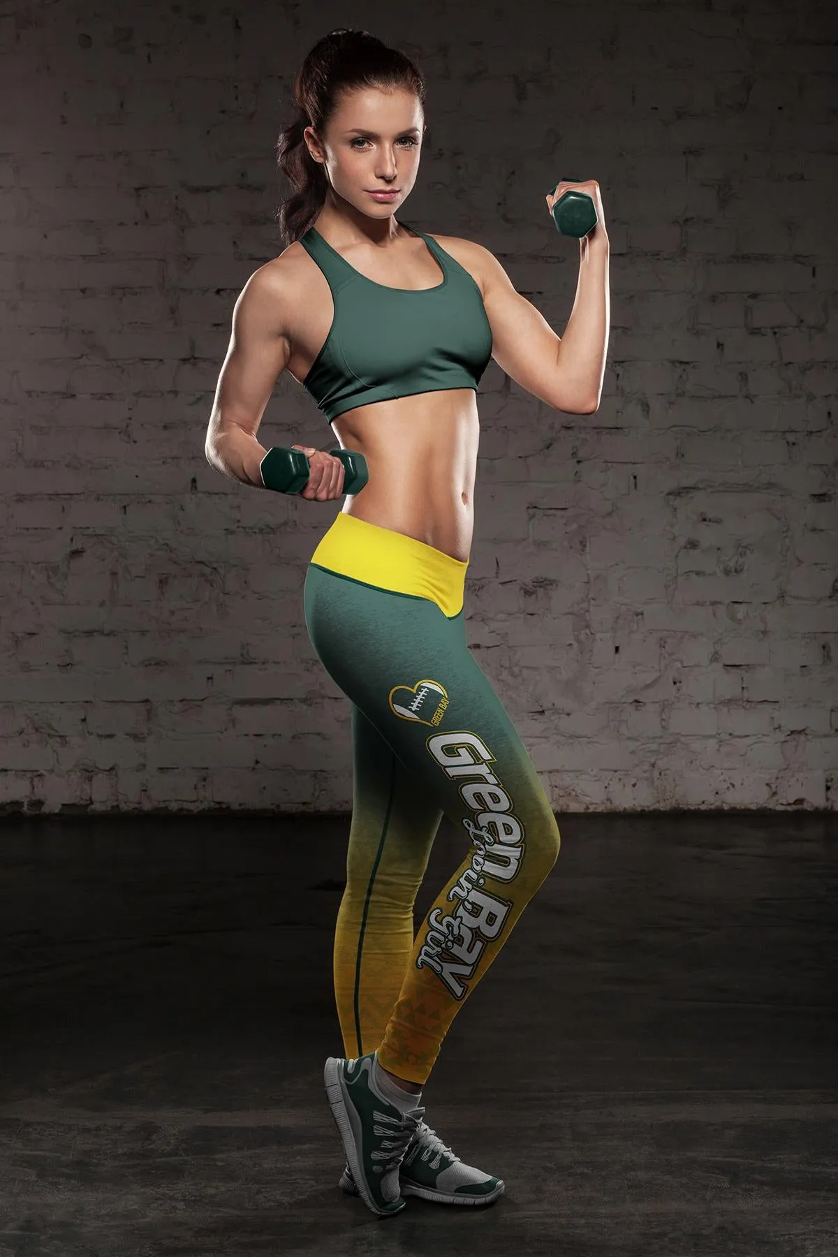 Green Bay Sports Loving Girl Classic Leggings