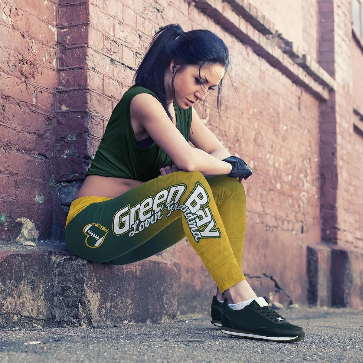 Green Bay Sports Loving Grandma Classic Leggings