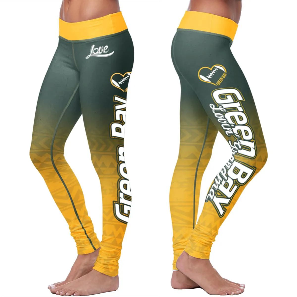 Green Bay Sports Loving Grandma Classic Leggings