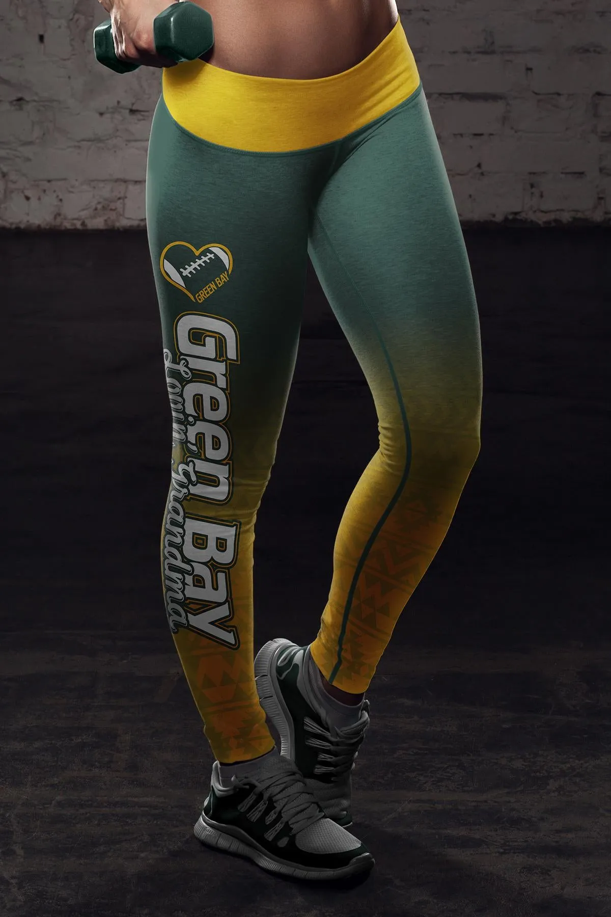 Green Bay Sports Loving Grandma Classic Leggings