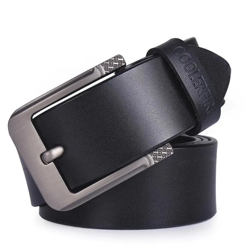 High Quality Genuine Leather Luxury Alloy Buckle Designer Belts for Men