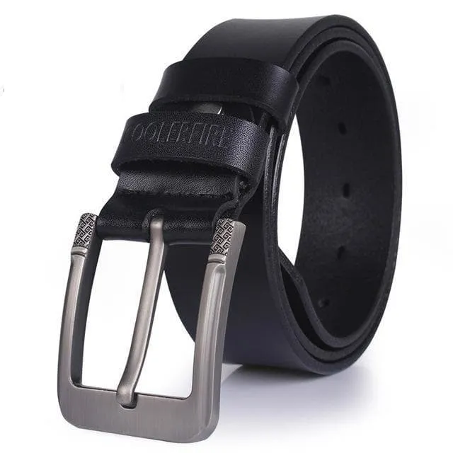 High Quality Genuine Leather Luxury Alloy Buckle Designer Belts for Men