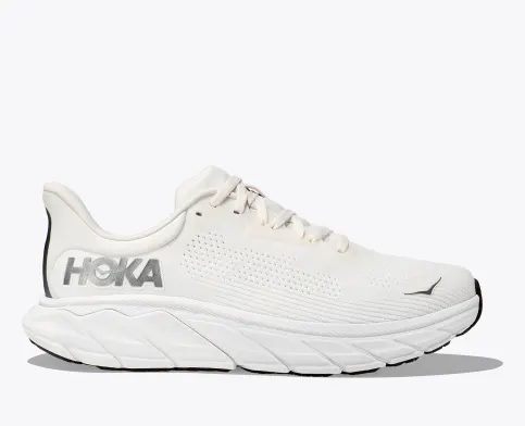 Hoka Men’s Arahi 7 Athletic Shoes-White **Wide Width**