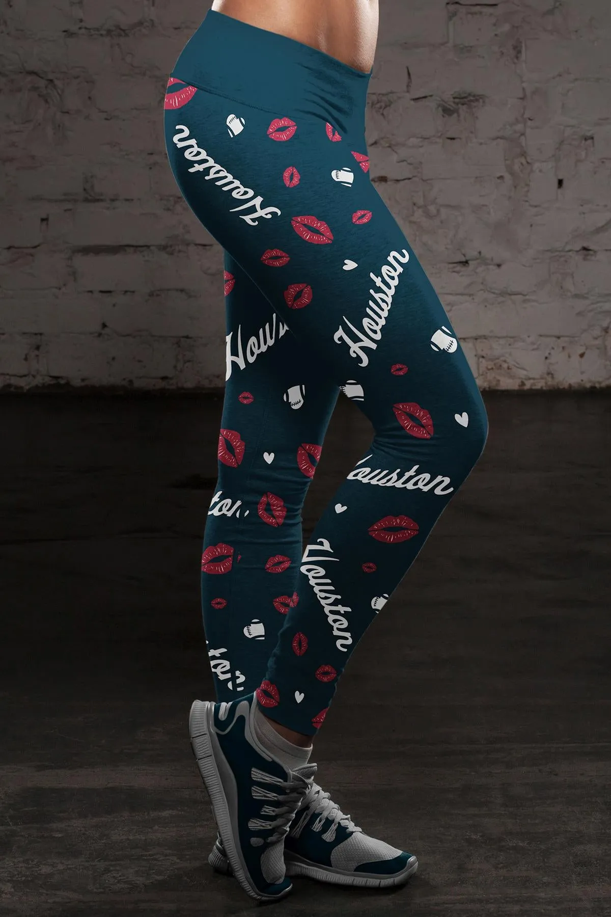 HOU Lovin Kisses FB Leggings