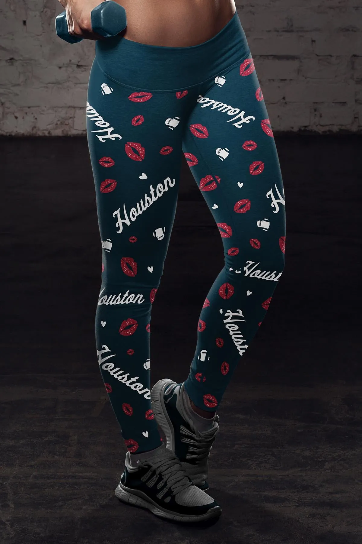 HOU Lovin Kisses FB Leggings