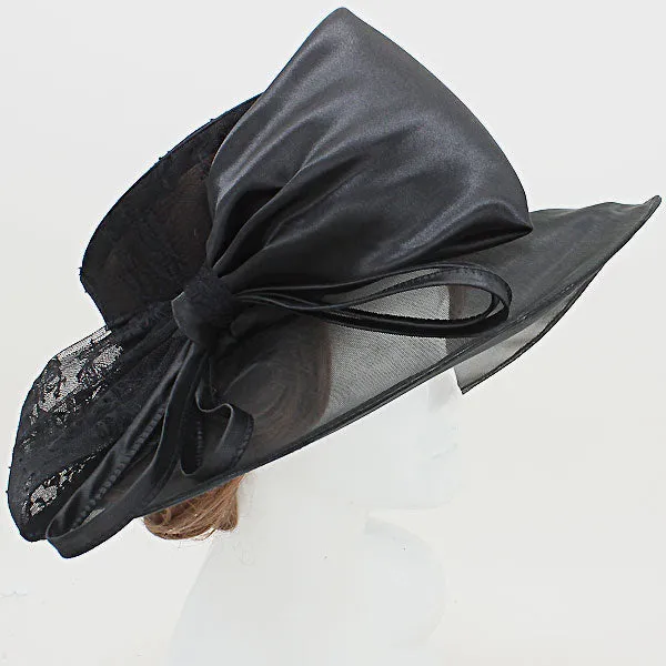 iLLASPARKZ Laced Bow Polyester Dressy Hat