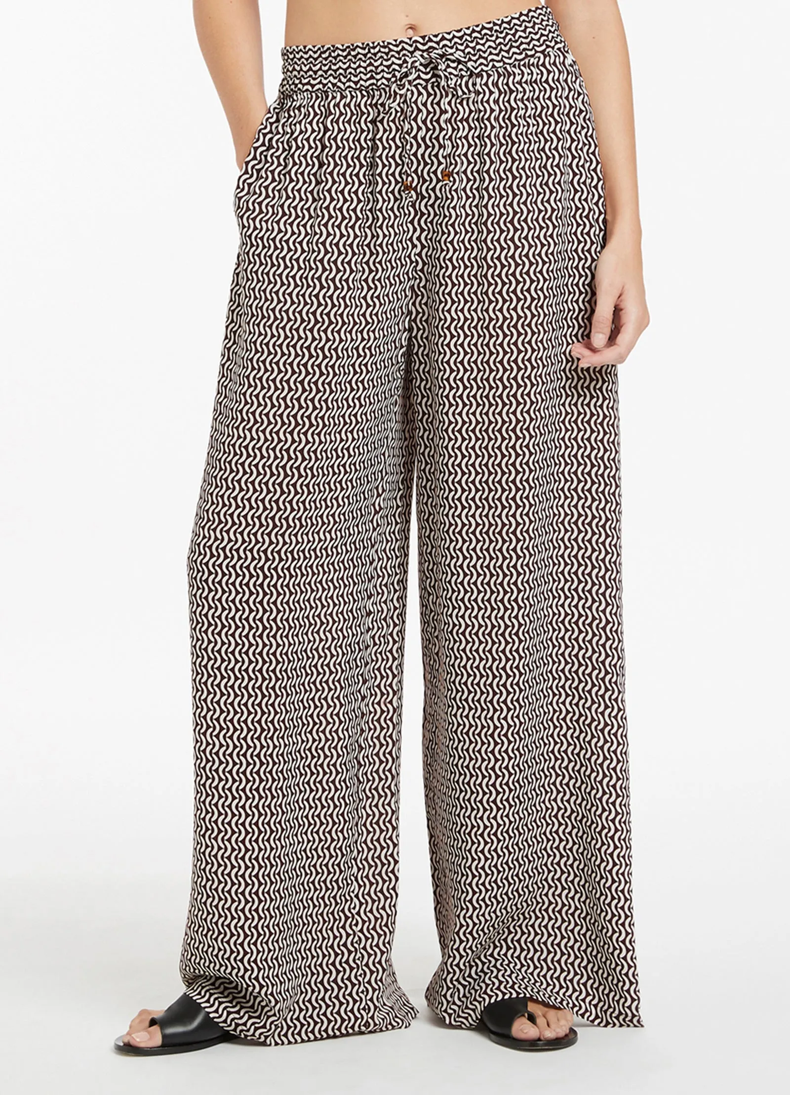 Ipanema Wide Leg Pant - Chocolate