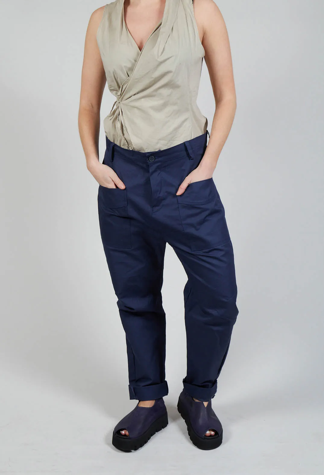 Isolio Trousers in Cobalt