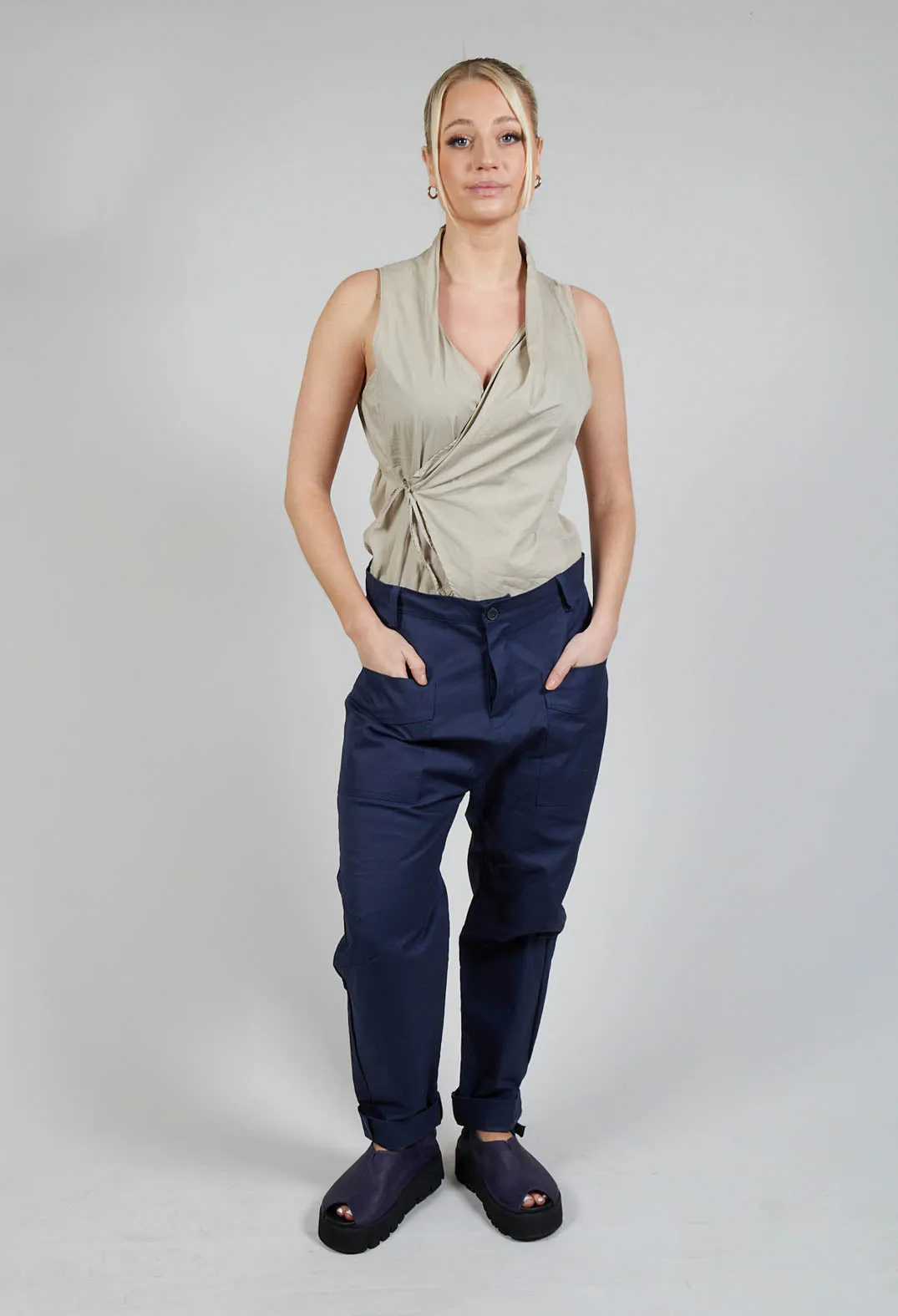 Isolio Trousers in Cobalt