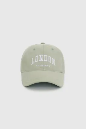 Jeremy Baseball Cap University London - Wash Faded Seafoam