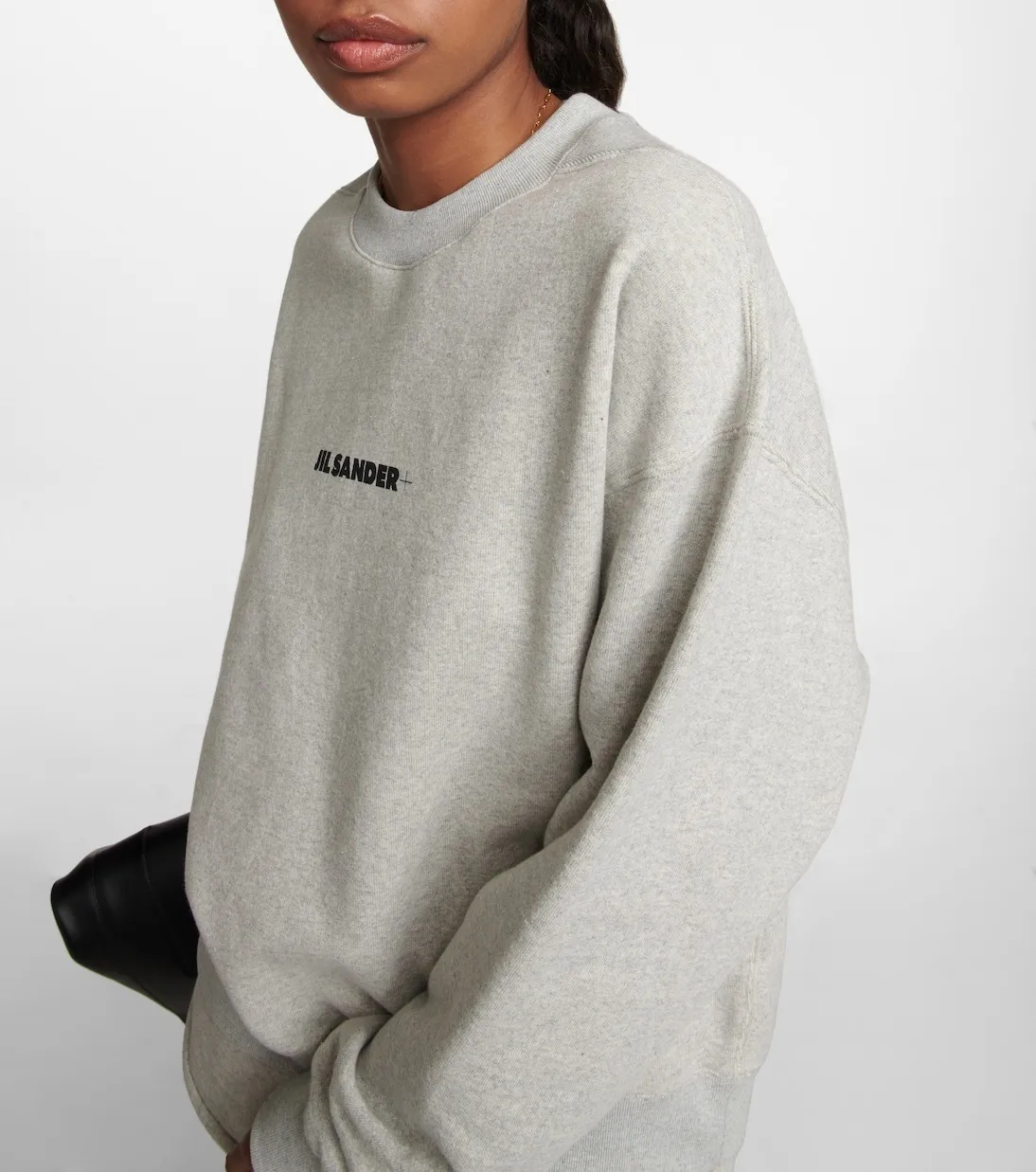 Jil Sander  |Crew Neck Unisex Street Style Long Sleeves Cotton Oversized