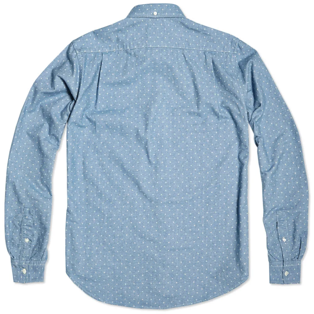 Journal Standard Button Down Dots ShirtBlue