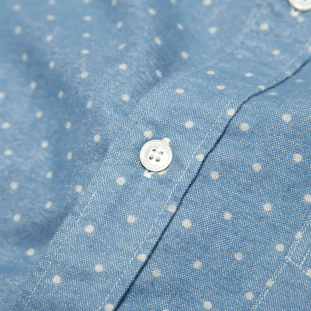 Journal Standard Button Down Dots ShirtBlue