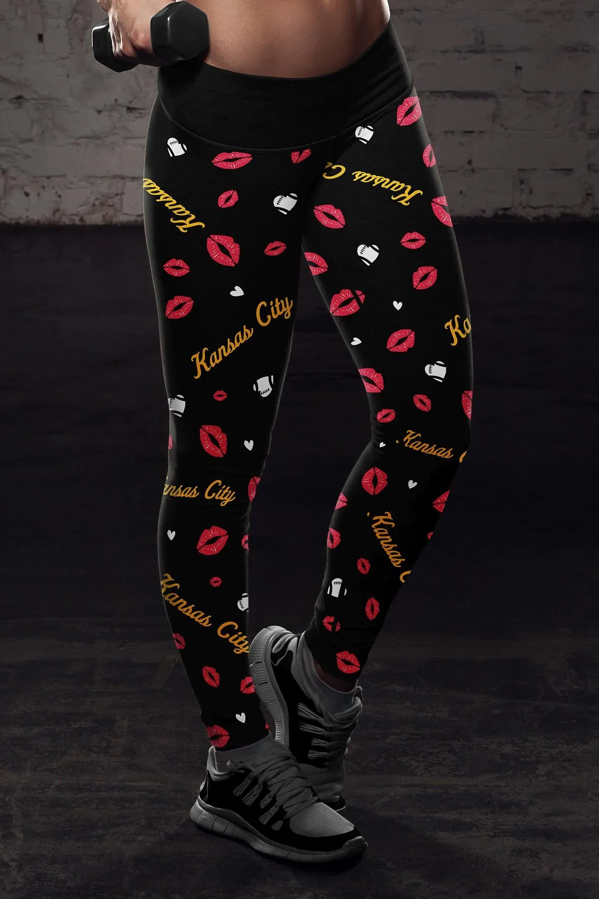 KC Lovin Kisses FB Leggings