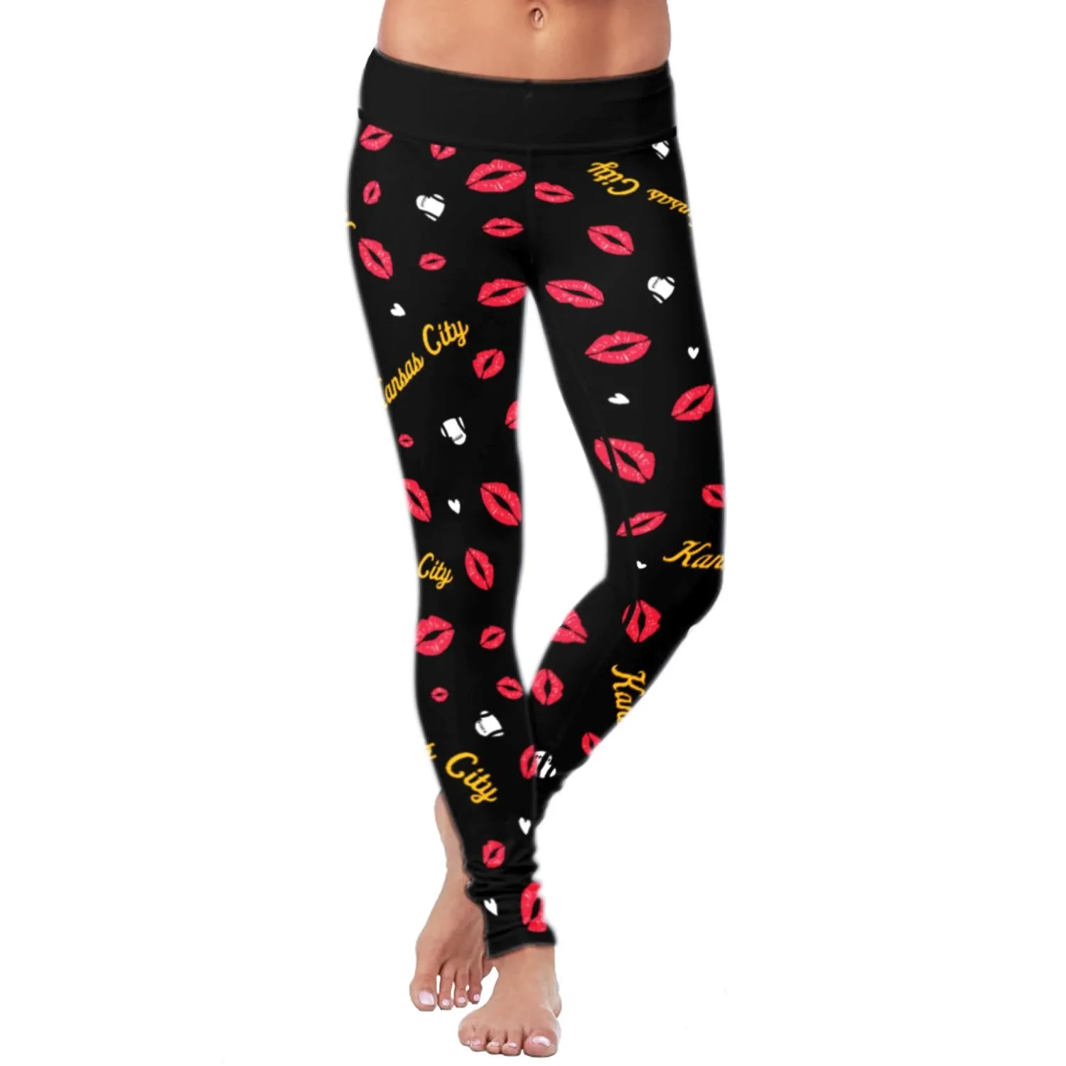 KC Lovin Kisses FB Leggings