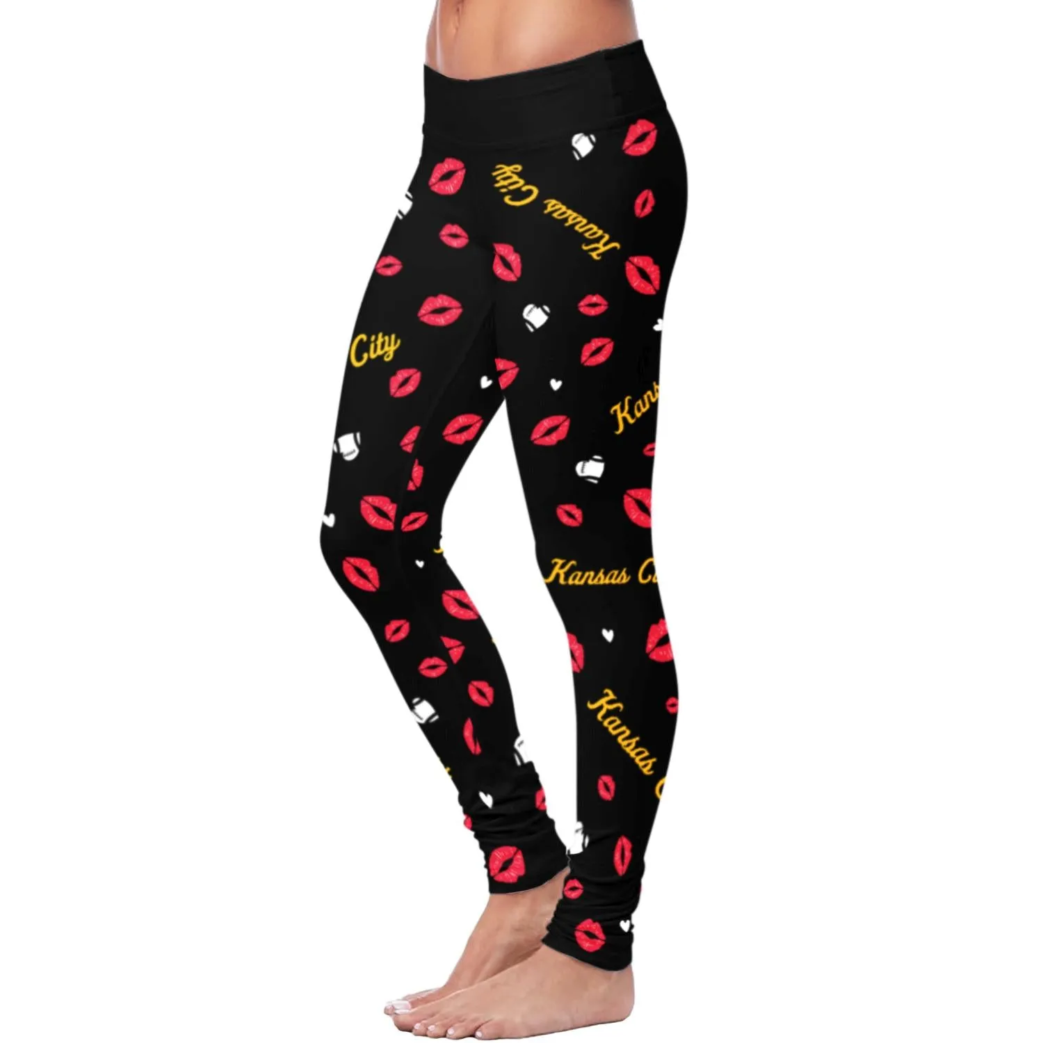 KC Lovin Kisses FB Leggings