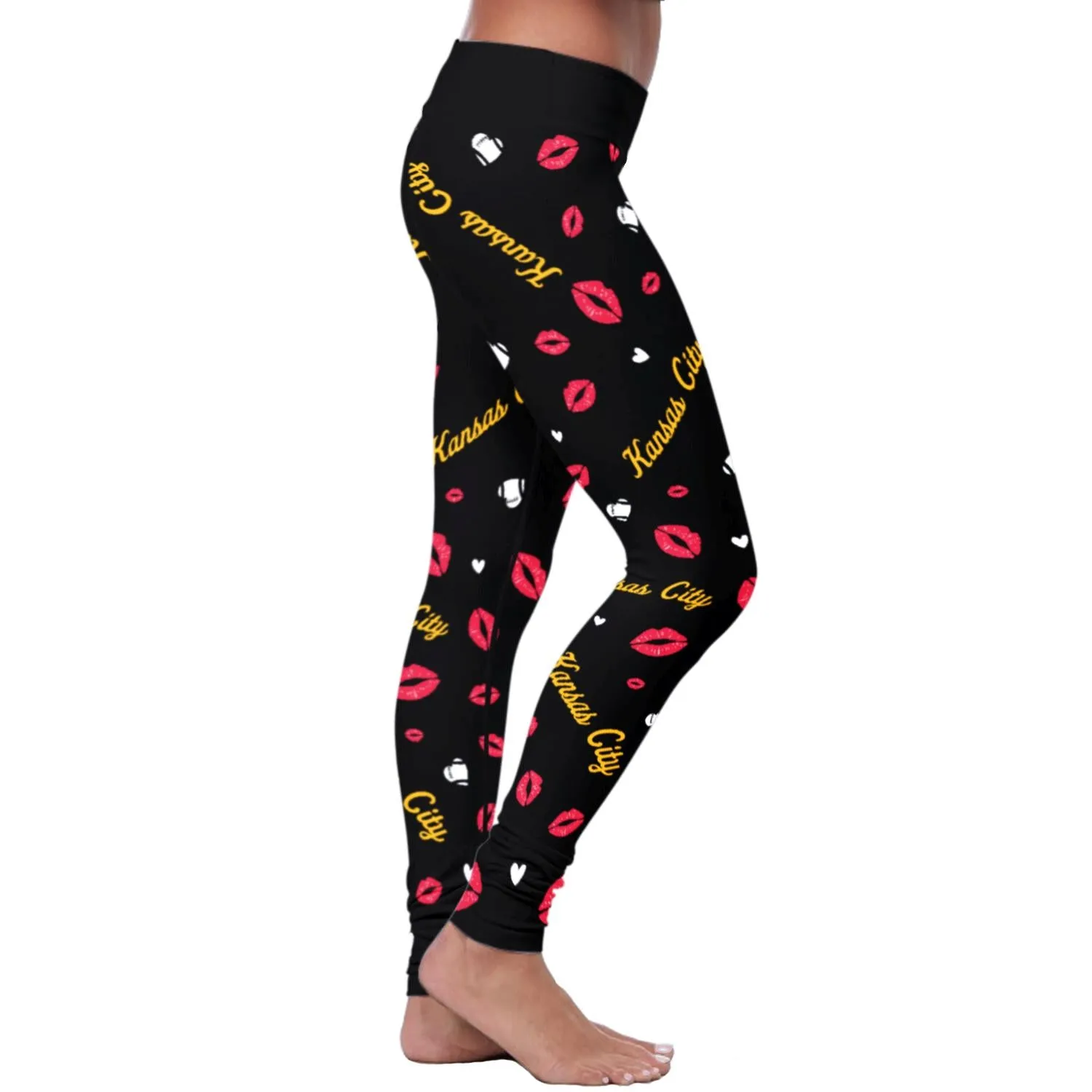 KC Lovin Kisses FB Leggings