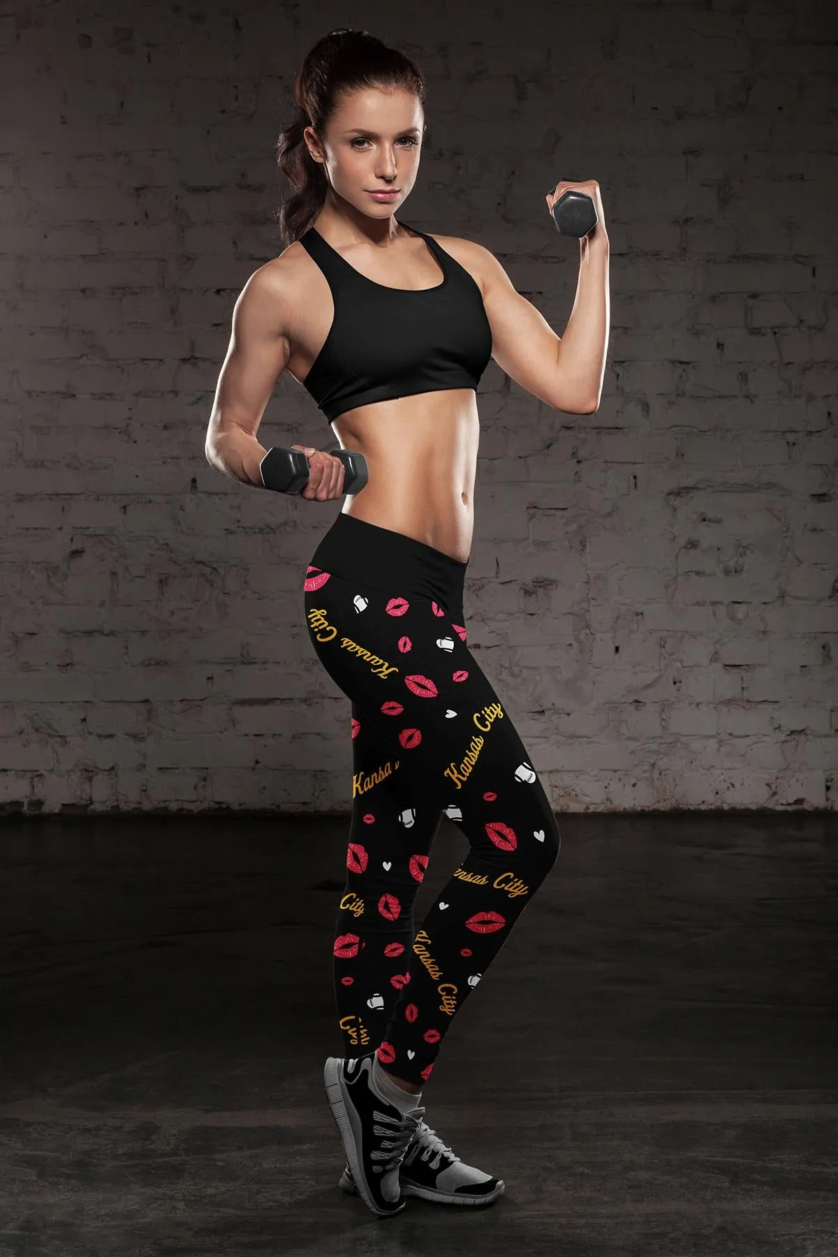 KC Lovin Kisses FB Leggings