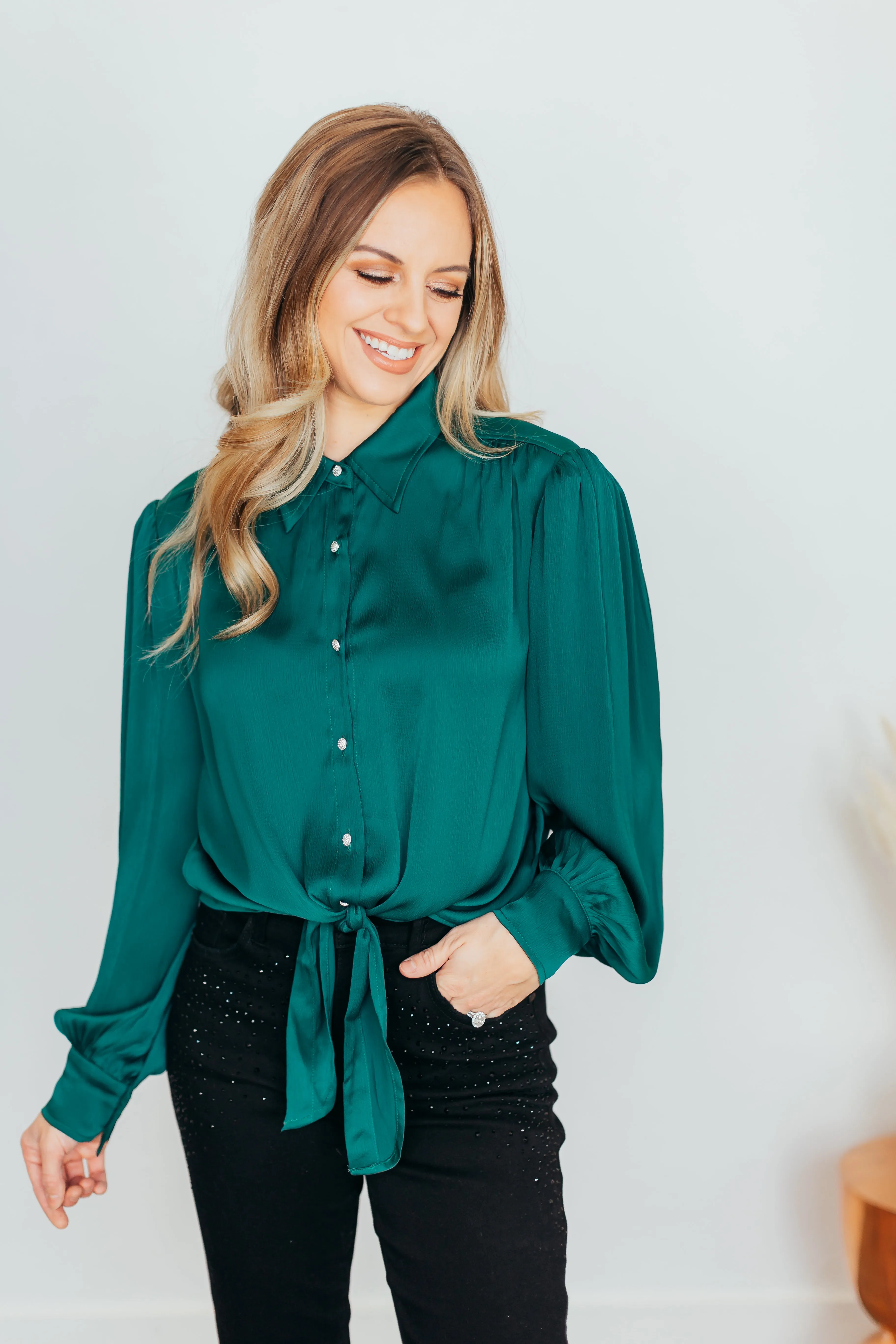 Kringle Button Down Top - 2 Colors