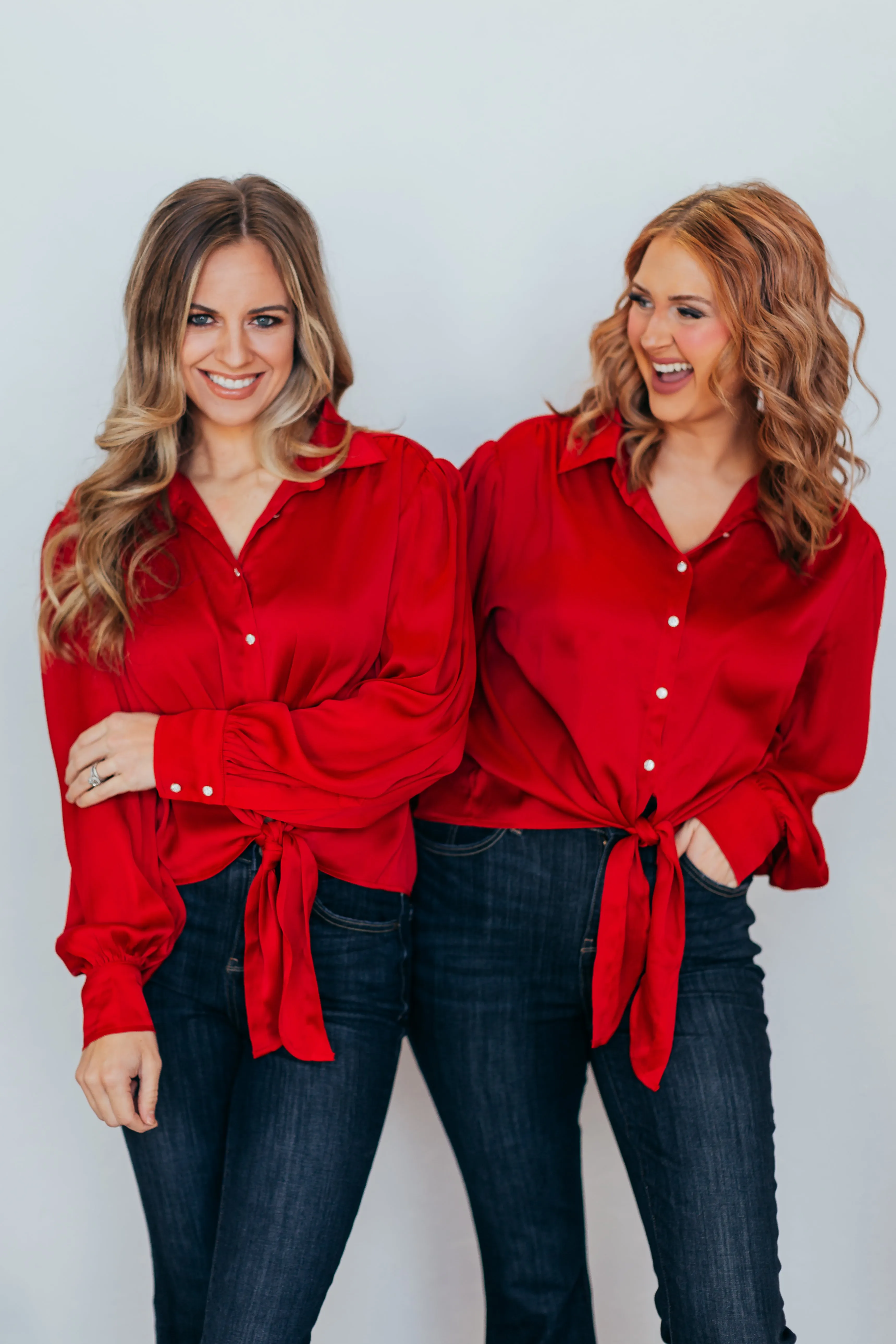 Kringle Button Down Top - 2 Colors