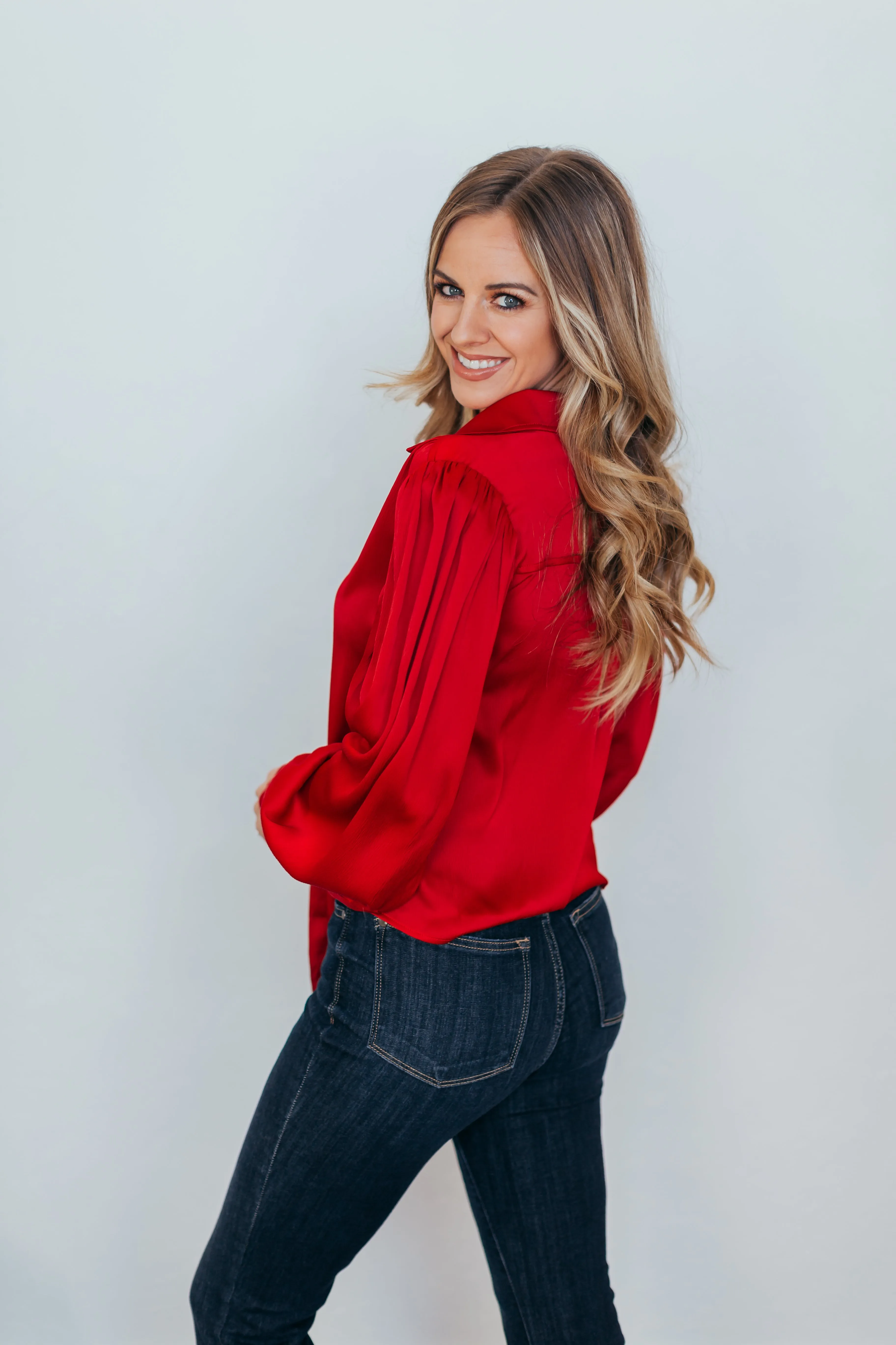 Kringle Button Down Top - 2 Colors