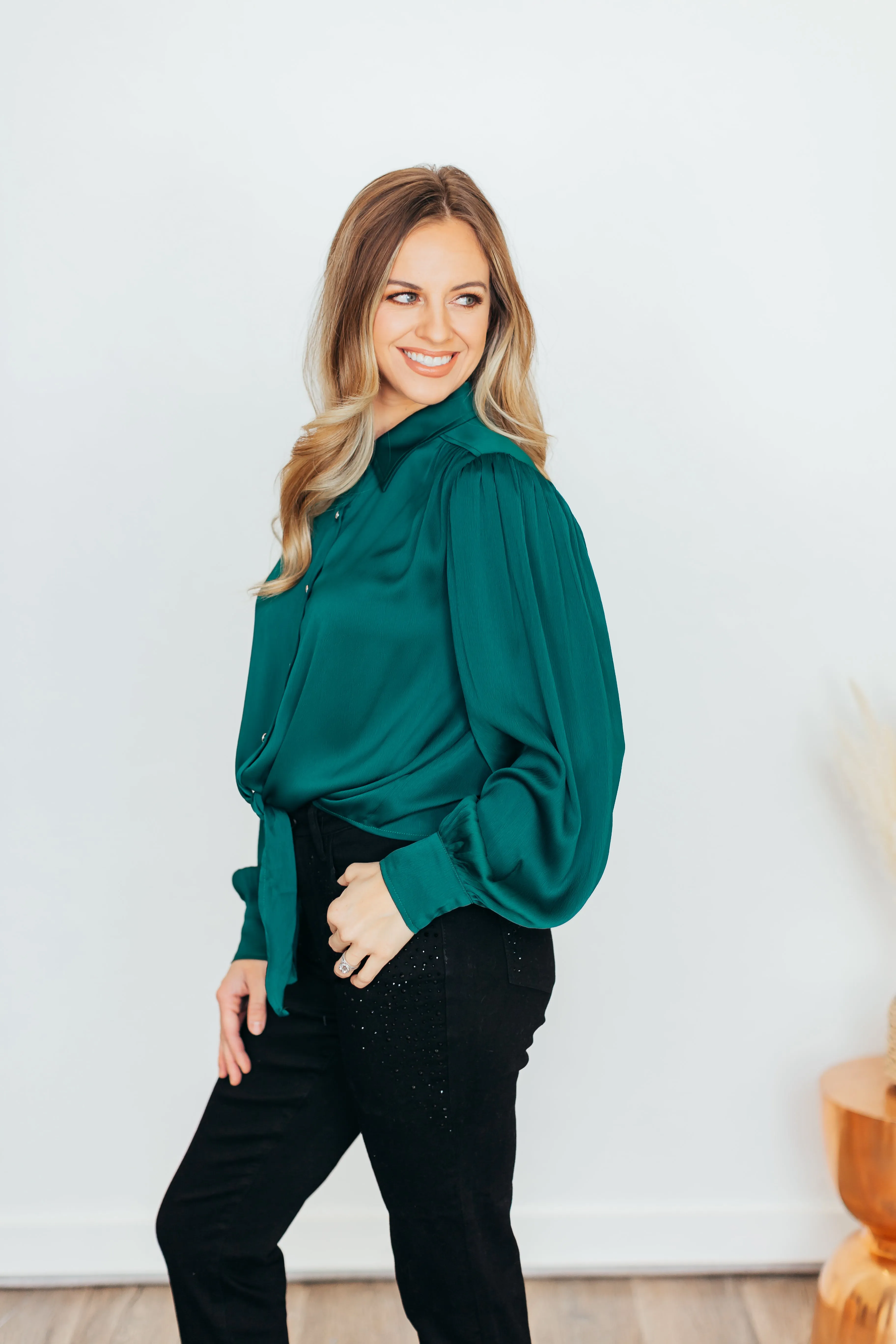 Kringle Button Down Top - 2 Colors