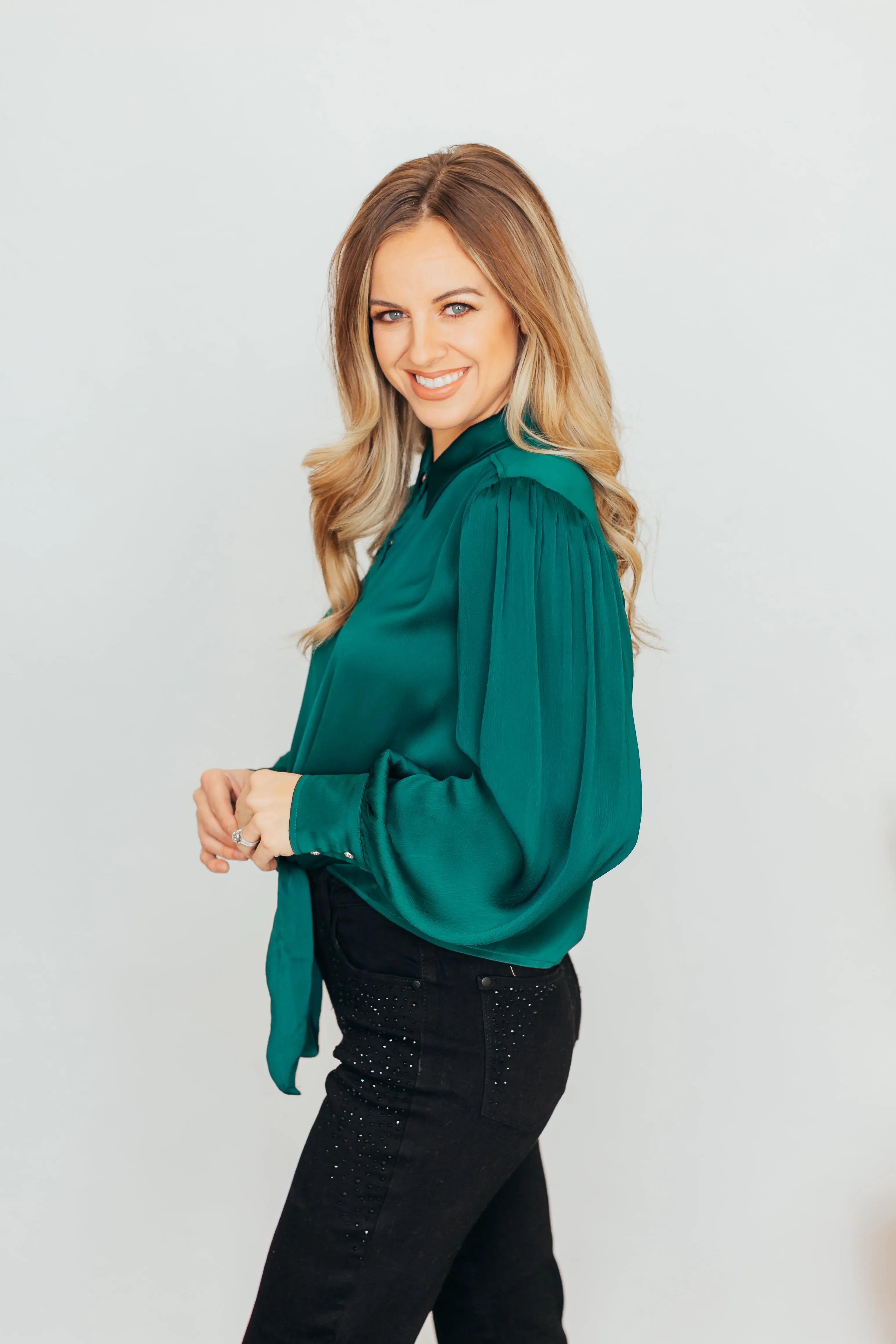 Kringle Button Down Top - 2 Colors