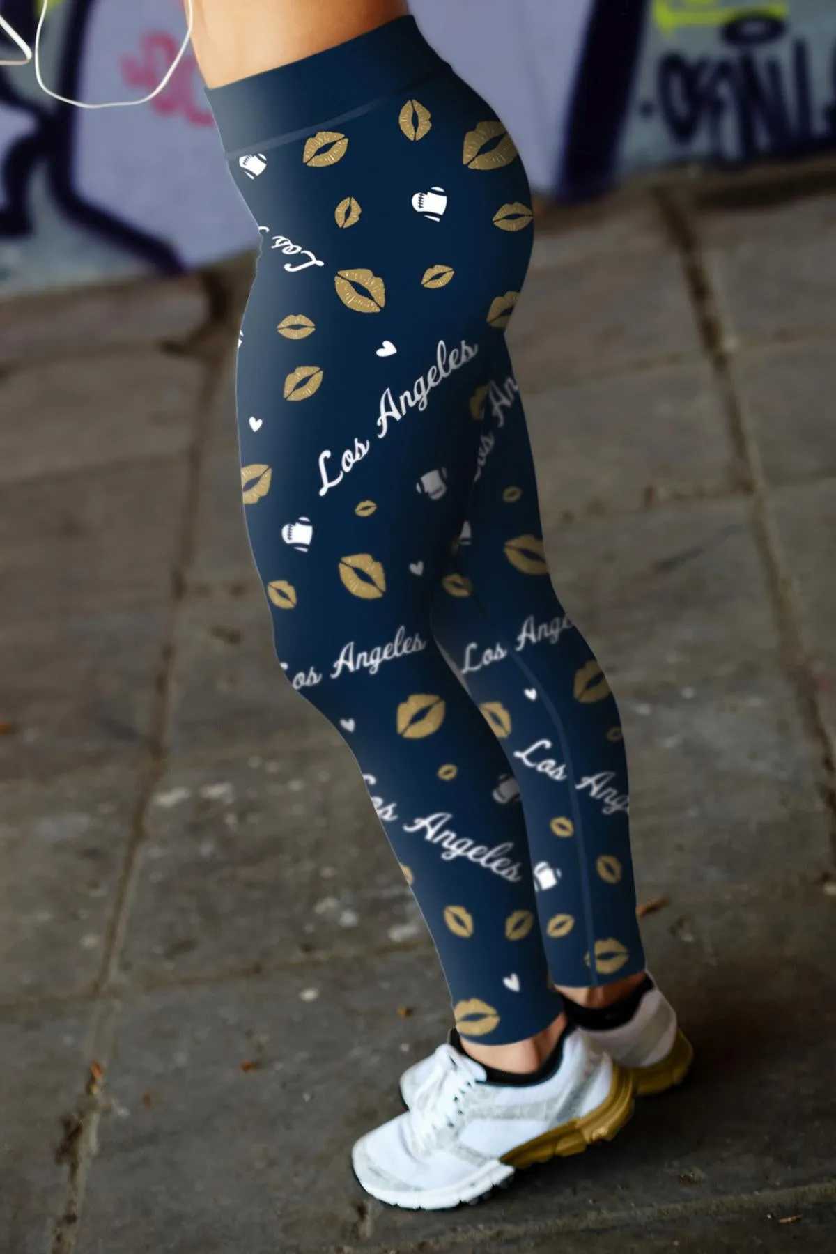 LA Lovin Kisses FB Leggings