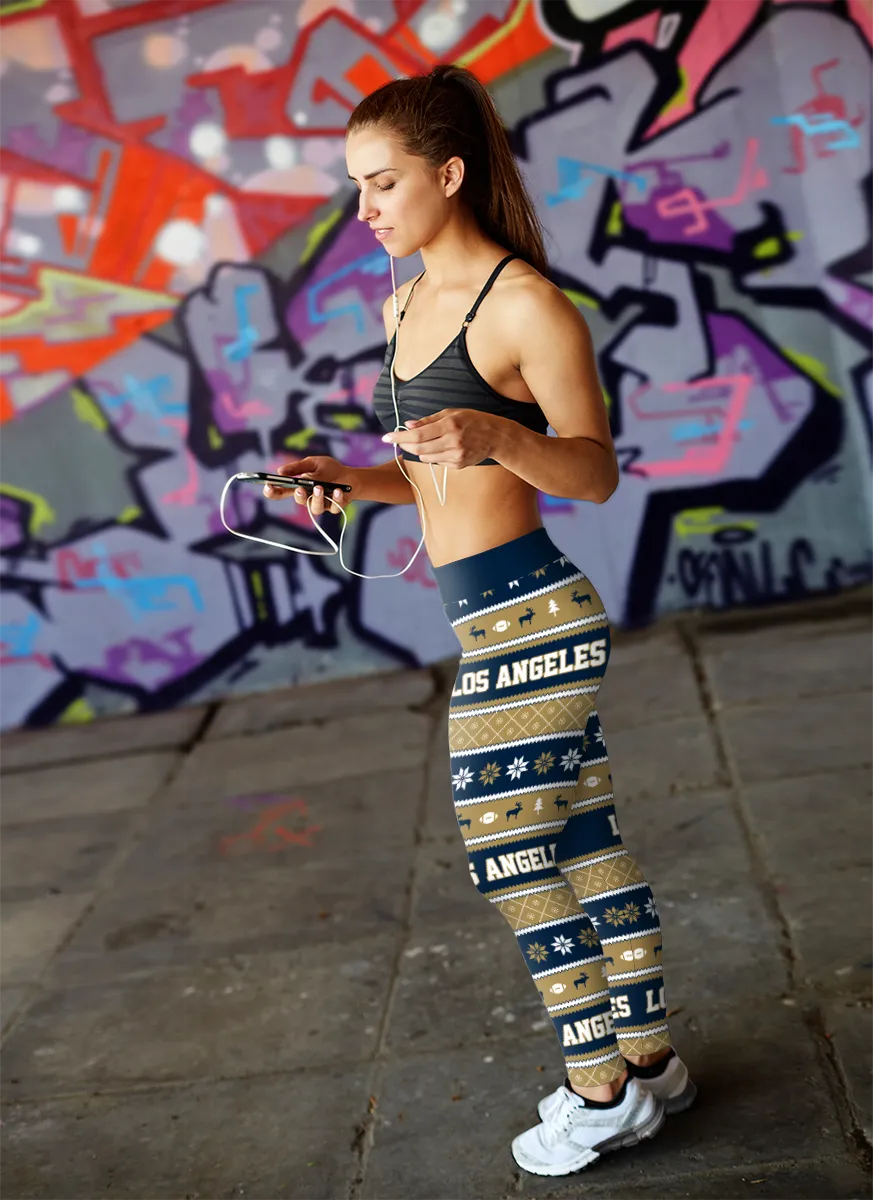 LA RAM Christmas FB Leggings