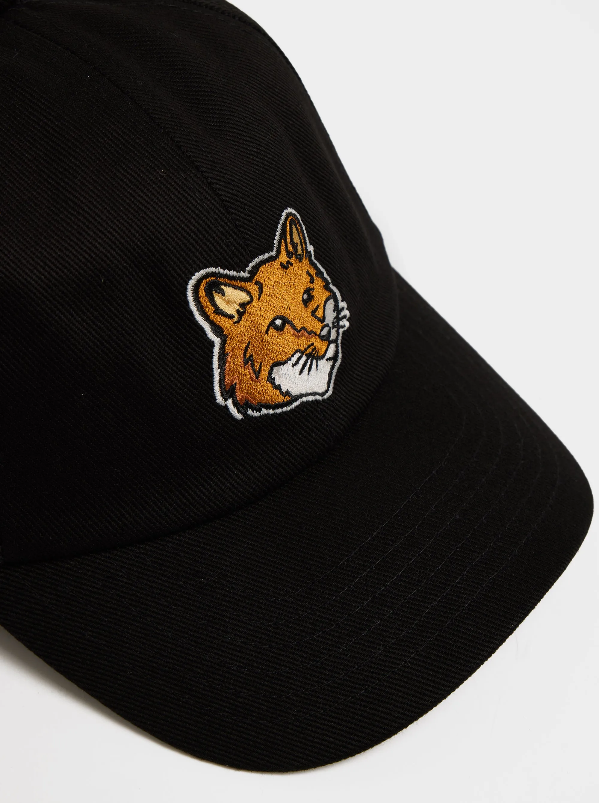 Large Fox Head 6P Cap, Black