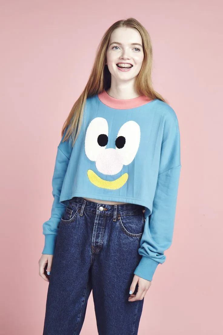 LAZY OAF  |Street Style U-Neck Long Sleeves Other Animal Patterns