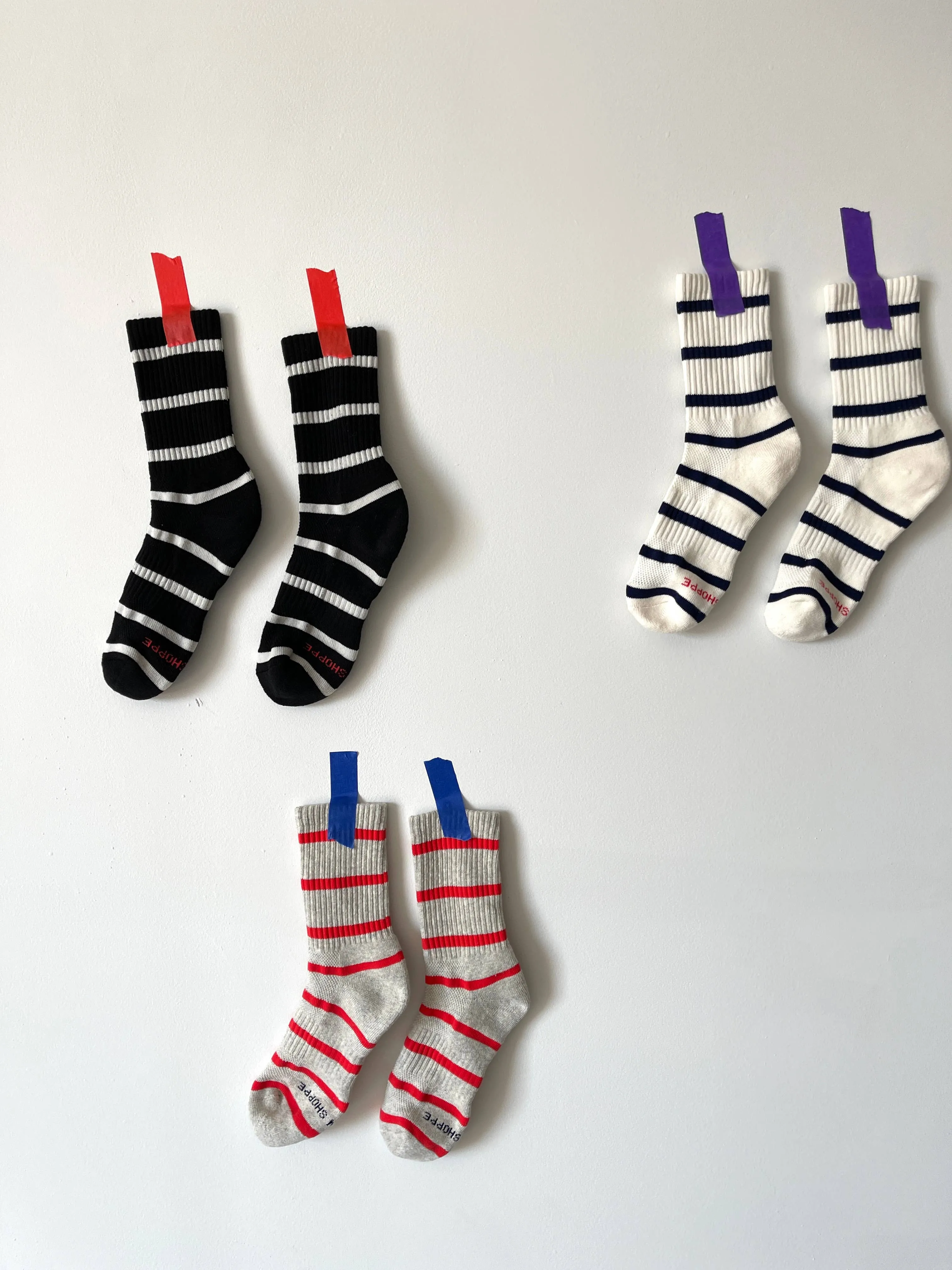 Le Bon Shoppe Striped Boyfriend Socks