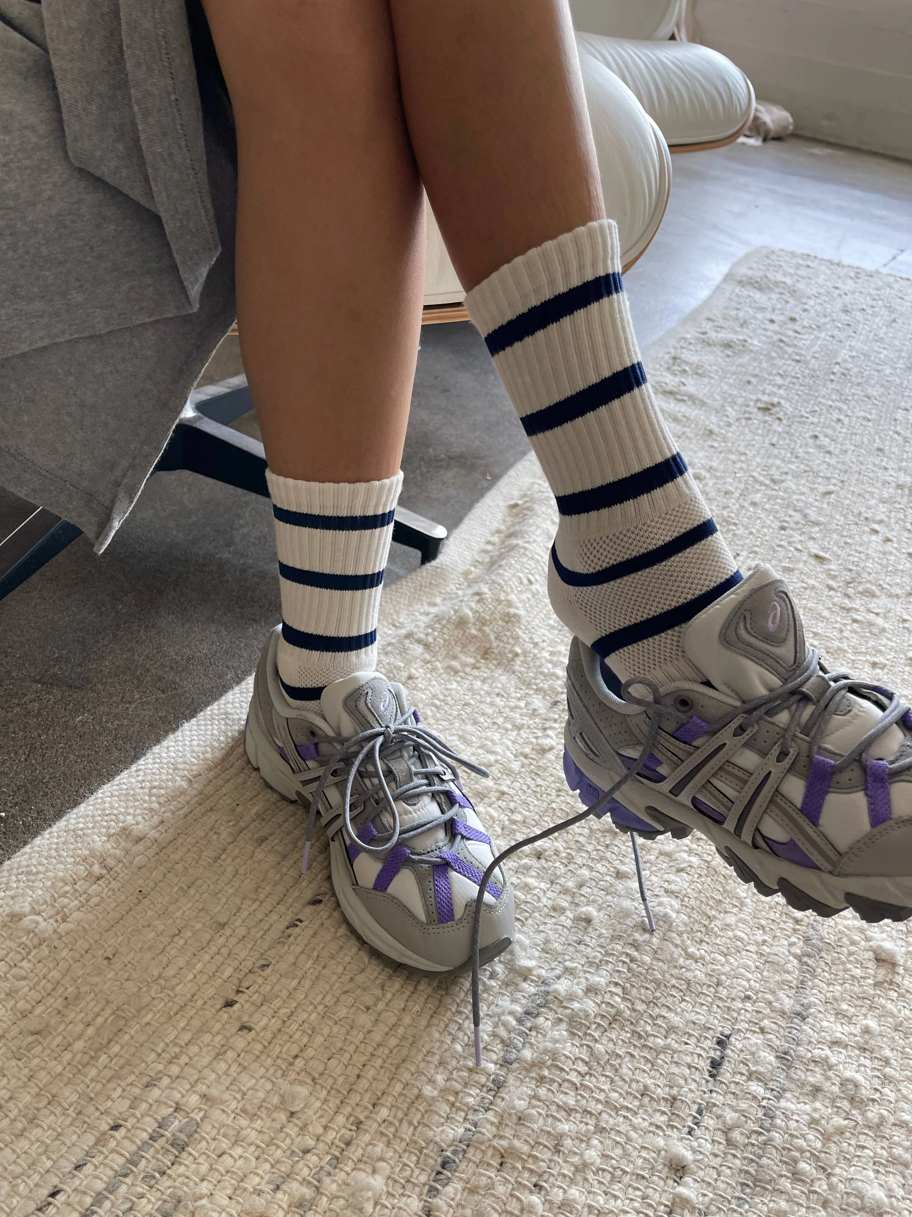 Le Bon Shoppe Striped Boyfriend Socks