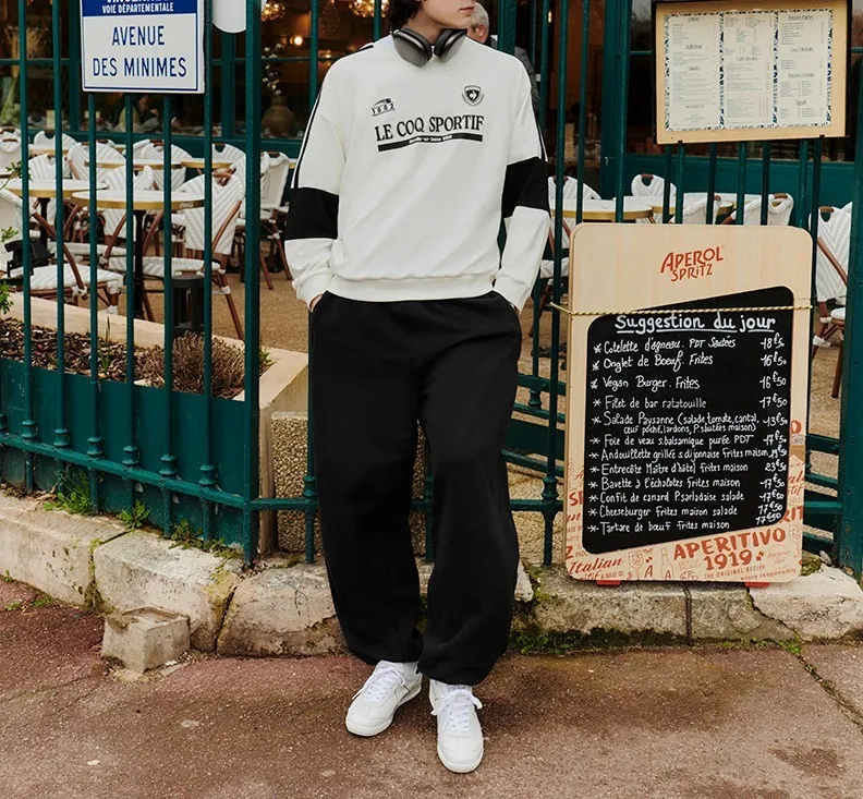 le coq sportif  |Unisex Street Style Long Sleeves Plain Cotton Logo