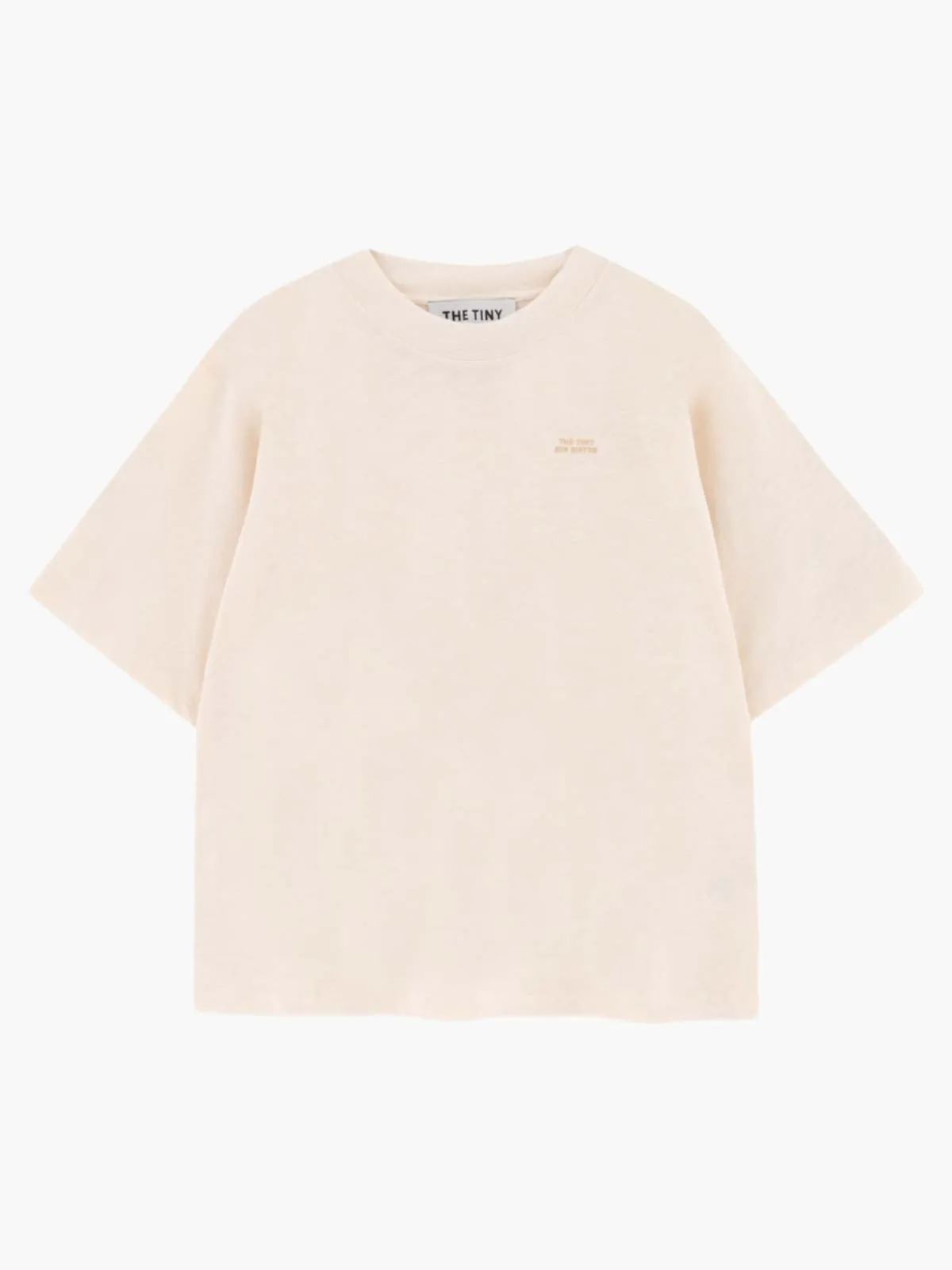 Light Cream Basic Relaxed Tee