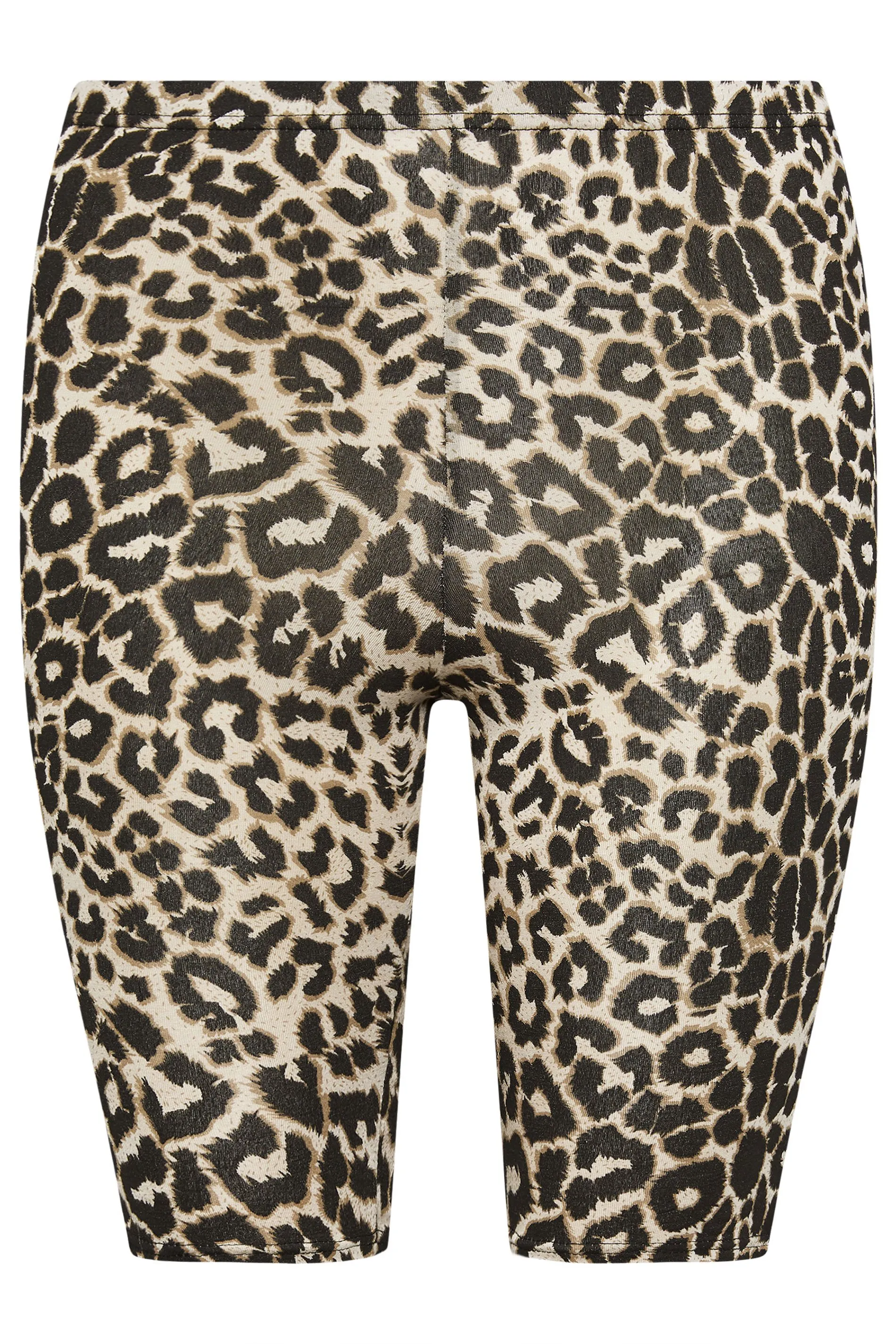 LIMITED COLLECTION Curve Brown Leopard Print Cycling Shorts