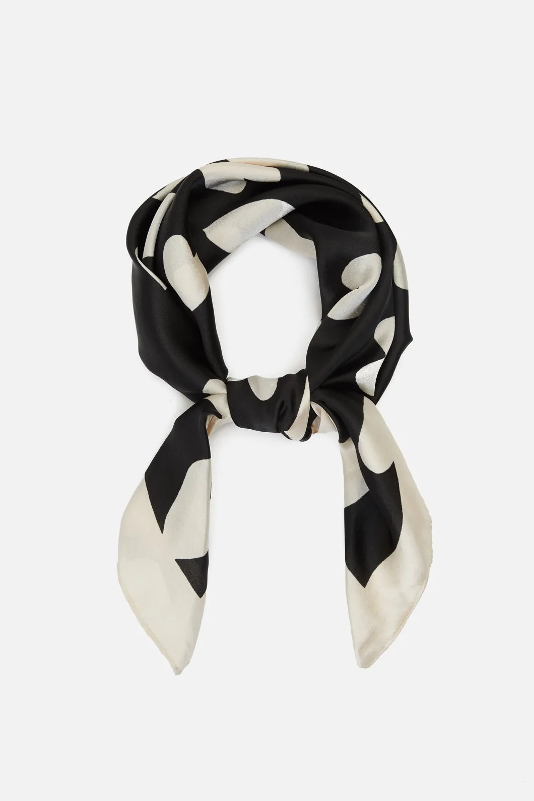 Love Hearts Satin Scarf