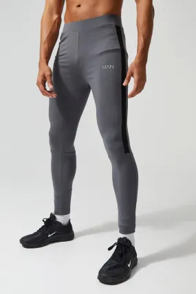 Man Active Compression Training Tights | boohooMAN UK