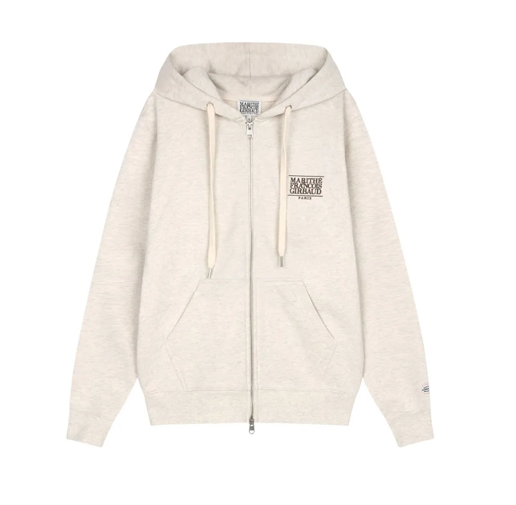 Marithe + Francois Girbaud  |[MARITHE]★CLASSIC LOGO HOODIE ZIPUP