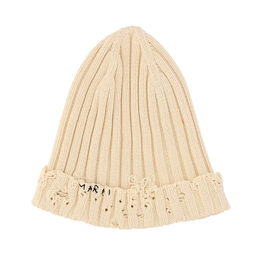 Marni Logo Embroidered Beanie