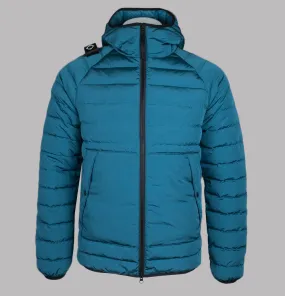 Ma.Strum Hooded Down Jacket Storm Blue