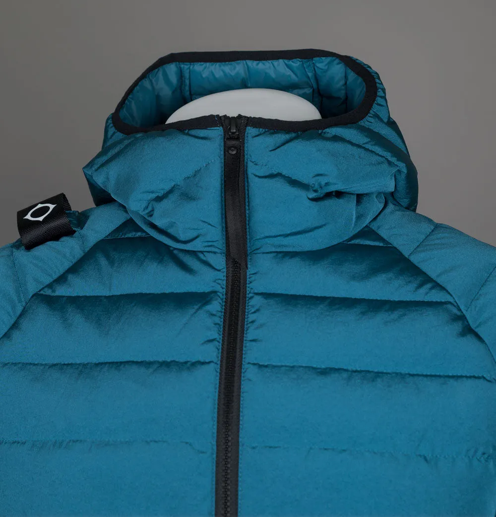 Ma.Strum Hooded Down Jacket Storm Blue